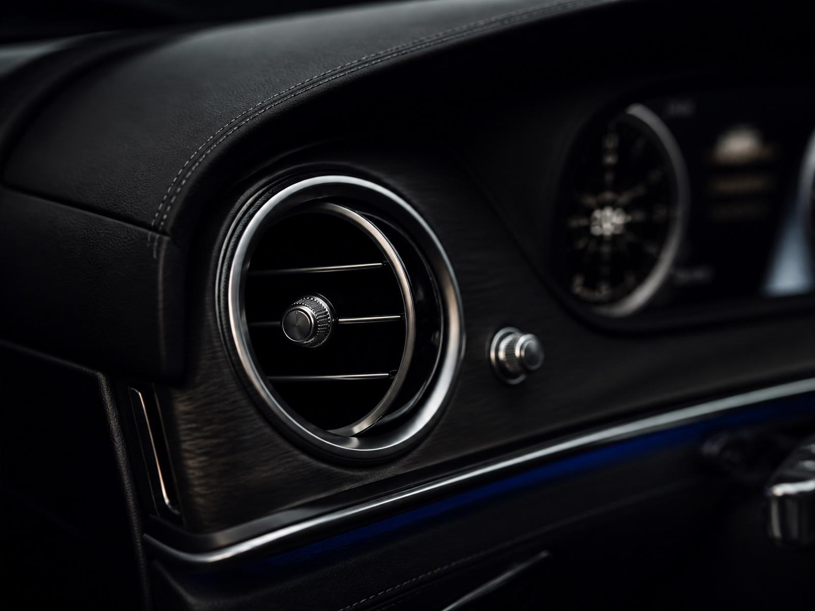 Premium dashboard med ventilationssystem